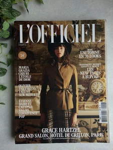 L'Officiel mode 1018 octobre 2017 Grace Hartzel french magazine Paris revue - Picture 1 of 8