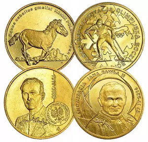 POLONIA JUEGO COMPLETO DE 4 MONEDAS 2 ZLOTE 2014 - CONMEMORATIVO UNC - Imagen 1 de 2
