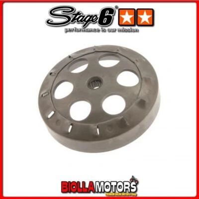 STAGE6-RD S6-5516600 CAMPANA FRIZIONE SUPER VENTILATA 107MM STAGE 6 MINARELLI ORIZZONTALE