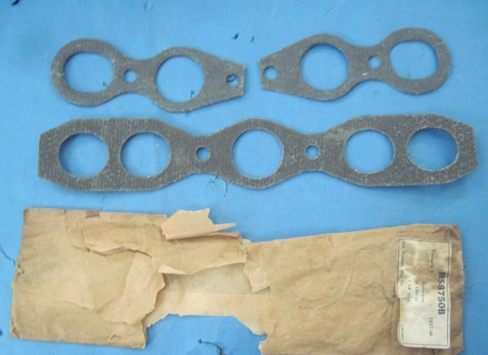 NUEVO Juego de juntas colector 1939-1950 Packard 6 cilindros Foto 1 de 1