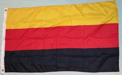 De colección 4x2,2 pies cosidos, bandera de Alemania Occidental, ojales, encabezado Foto 1 de 4