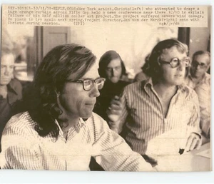 ARTISTA AMBIENTAL Christo Javacheff Exposición Fallida DE COLECCIÓN 1971 Foto de Prensa - Imagen 1 de 2