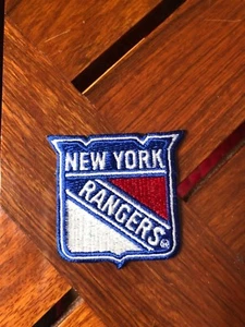 NEW YORK RANGERS IRON ON PATCH 2" X 1 3/4" - Picture 1 of 1