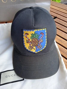 Oiginal GUCCI Cap Kappe Snapback - Schwarz - NEU + Originalverpackt - Bild 1 von 8