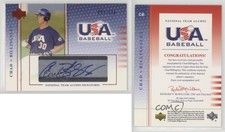 2005 USA Baseball National Team Alumni Signatures Blue Ink Chad Billingsley Auto