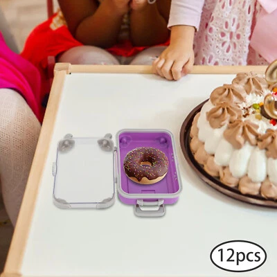 Simulation Mini Trolley Cases Suitcase Set candies Case W/4 Wheel 12 PCS USA - Image 1 of 4