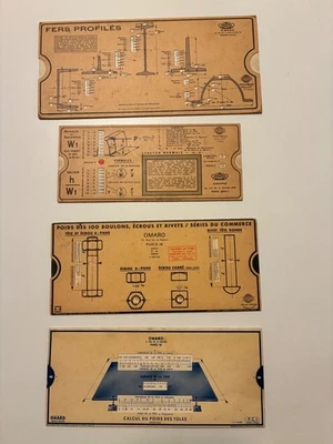 Abaques anciens : Normus Huber 38/76, 45/91, F.4 + Omaro P.C.1 - Photo 1/4