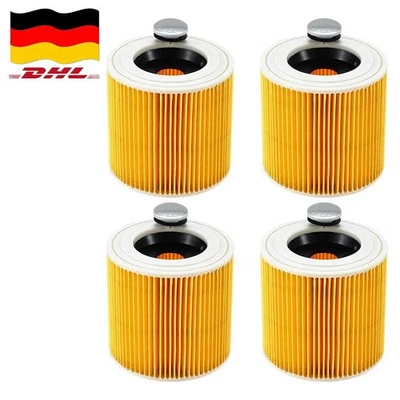 MARKENLOS 4 Stück WD3 Filter für Kärcher Staubsauger WD3, WD2, WD1, MV3, MV2, WD2 PLUS, A