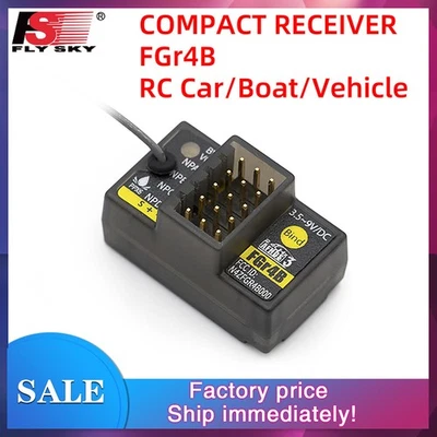 FlySky FGr4B 4CH Receiver PWM/PPM/S.BUS/i-bus2 for PL18 NB4 NB4 Lite Transmitter - Image 1 of 4