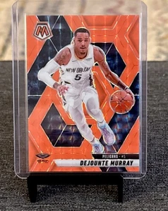 DeJounte Murray 2024-25 Panini Mosaic Red Fluorescent Prizm /75 #82 - Picture 1 of 3