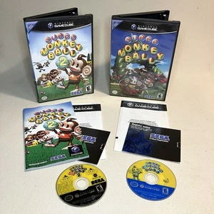 Super Monkey Ball 1 y 2 Nintendo GameCube - Probado funcionando - Imagen 1 de 10