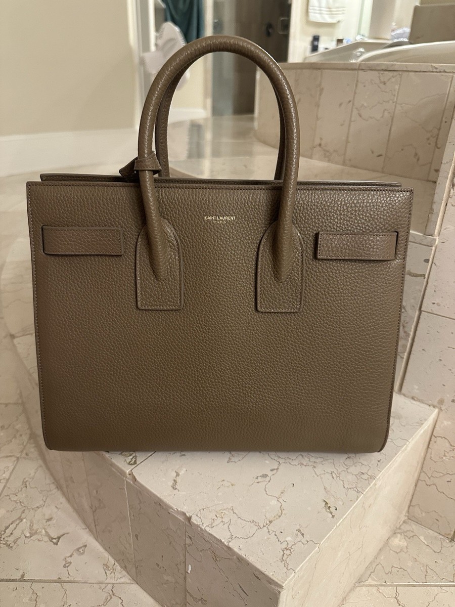 Saint Laurent Sac de Jour Leather Exterior Tote Bags Saint Laurent Sac de Jour Leather Exterior Tote Bags