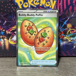 Pokemon TCG: Mega Evolution - Buddy-Buddy Poffin (167/132) Full Art Holo Rare - Bild 1 von 2