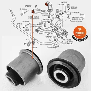 QUERLENKERBUCHSE VORDERACHSE OBEN FÜR NISSAN PATHFINDER NAVARA TITAN ARMADA - Bild 1 von 10