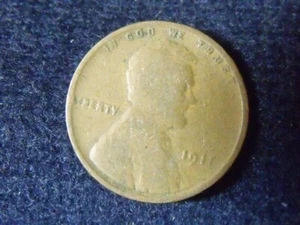 1911 P LINCOLN HEAD WHEAT CENT DRITTES JAHR MÜNZE KOSTENLOSER VERSAND AB52 - Bild 1 von 2
