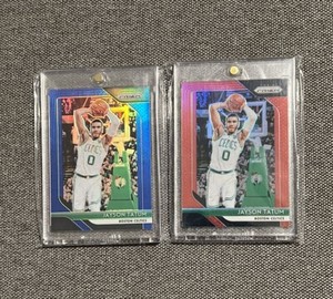 JAYSON TATUM 2018-19 PRIZM BLUE /199 RED /299