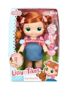 Little Tikes Lilly Tikes Sing Along Muñeca Lilly Canta Anillo Alrededor Rosie, Pelo Rojo - Imagen 1 de 3