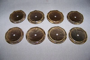Eight, Reproduction, LIGHTWEIGHT, Pot Metal, Furniture Rosettes - SEE INFO - Picture 1 of 7