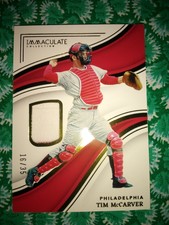 2023 Panini Immaculate Collection #1160 Tim McCarver Game Worn Memorabilia /35