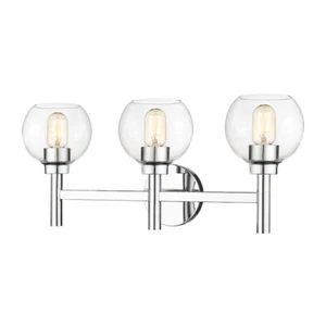 Z-Lite Sutton 3 Light Vanity, Chrome/Clear - 7502-3V-CH - Picture 1 of 1