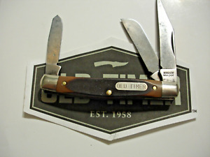 Vintage Schrade Old Timer USA 34OT Middleman Stockman Carbon Steel Pocket Knife