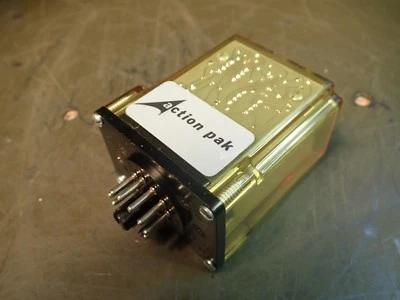 Action-Pak, 4801-201 Switch: Output 0-1VDC Power,120 VAC, 11-Pin Base, Used Good - Image 1 of 4
