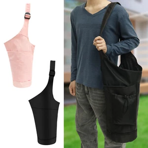 Portable Yoga Mat Bag Polyester Yoga Bag Practical Fitness Mat Carrier beStG - Picture 1 of 22