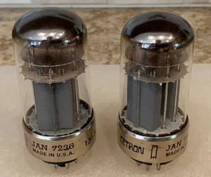 Matched Pair NOS Cetron JAN 7236 Electron Vacuum Tubes. USA. 5998 6080 - Picture 1 of 1
