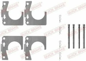 Brake Pad Fitting Kit Front for MORGAN PLUS 4. 66to88 PLUS 4. Viva HC, Dolomite - Picture 1 of 3