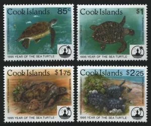 Islas Cook 1995 - Mi-N.o 1442-1445 ** - Estampillada sin montar o nunca montada - Tortugas / Tortugas - Imagen 1 de 1