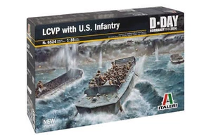 Italeri 6524 1/35 LCVP with U.S. Infantry D-Day 80th Model Kit - Picture 1 of 3