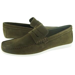 Daniele Lepori Suede Boat Shoes, Men's Casual Loafers, Moccasins, Made in Italy