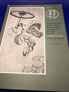 Sotheby's Henri Vever Collection - 3 volumes 1974, 1975, 1977 Japanese Prints - Picture 1 of 8