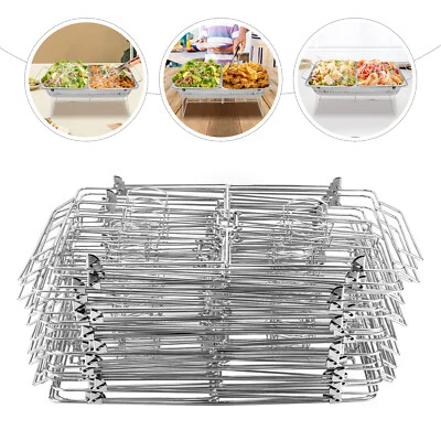 Soporte para buffet calentador de alimentos para rozaduras de tamaño completo con soporte para platos 24 piezas Foto 1 de 4