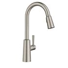 Moen - 7402SRS - Spot resist stainless one-handle pulldown kitchen faucet