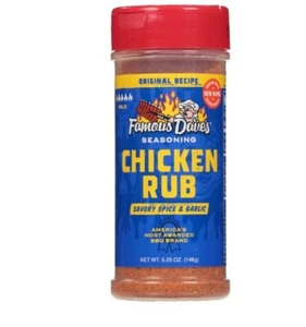 Famous Dave's Chicken Rub Seasoning, 5.25 Oz - Pack Of 6 - Picture 1 of 2