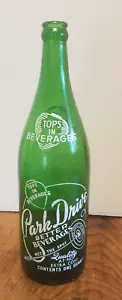 Vintage Park Drive Glen Hazel Carnegie PA Quart Bottle Green 32 OZ - Picture 1 of 5