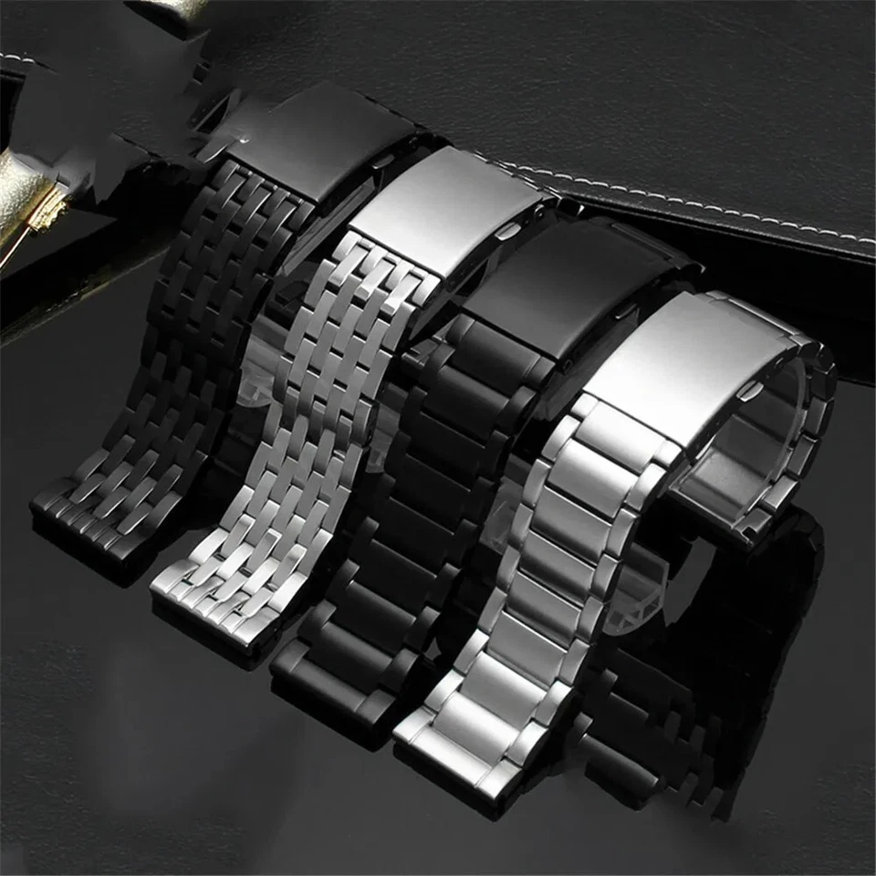 Bracelet de Montre Acier pour Diesel DZ4316 DZ7395 7305 24mm 26mm 28mm 30mm - Photo 1/4