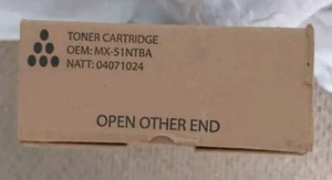 For SHARP MX-51NT-BA black New MX51NTBA COMPATIBLE for Sharp - Picture 1 of 5