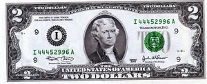 2,00 $ Federal Reserve Schein Serie 2003 Minneapolis - Bild 1 von 2