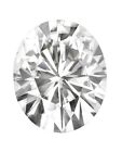 Loose Oval Forever Classic 7x5mm Moissanite = 1 CT Diamond with Certificate