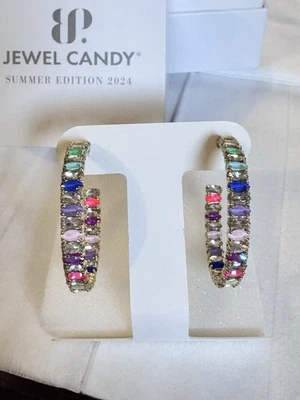 Bomb Party Jewel Candy Earrings "Rep Exclusive" On Gold Plating  - image 1 of 2