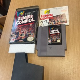MTV Remote Control NES (CIB) includes pictured inserts and manual