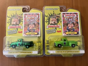 Greenlight GPK Garbage Pail Kids Ford F-100 SDCC Chase SET 40th Anniversary Adam - Picture 1 of 5
