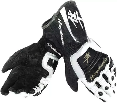 Guantes de cuero para carreras de motocicletas Suzuki Hayabusa Foto 1 de 2