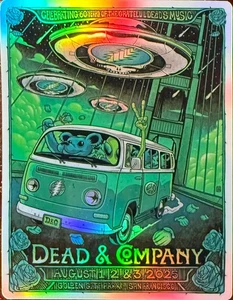 DEAD AND COMPANY SAN FRANCISCO POSTER/STICKER GOLDEN GATE PARK AUG 1,2,3 2025 - Picture 1 of 4