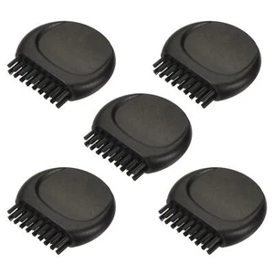 5pcs Mini Golf Club Brush Portable Pocket Dust Groove Cleaner Black - Picture 1 of 5