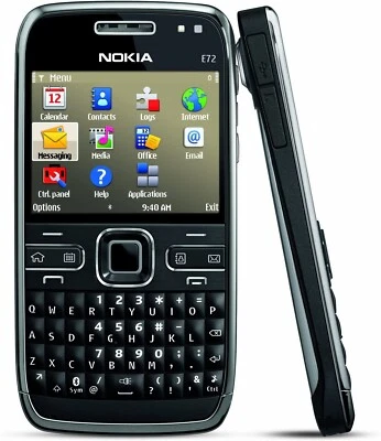 Nokia E72 - Zodium black (Unlocked) Smartphone - Image 1 of 4