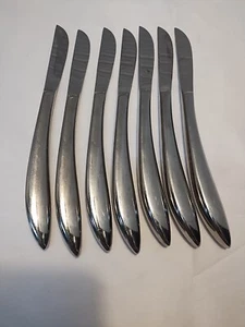 7 Samurai Japanese Butter Knives Flatware - Picture 1 of 3