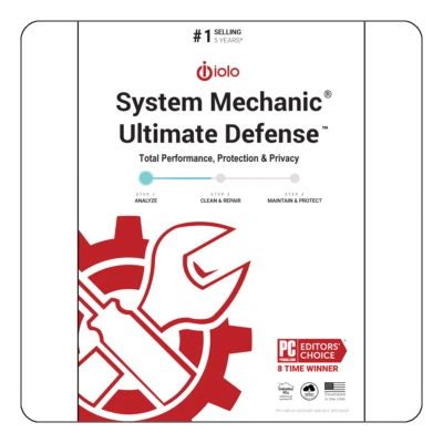Iolo System Mechanic Ultimate Defense - 10 PC - 1 Year - [Activation Card] - Image 1 of 4